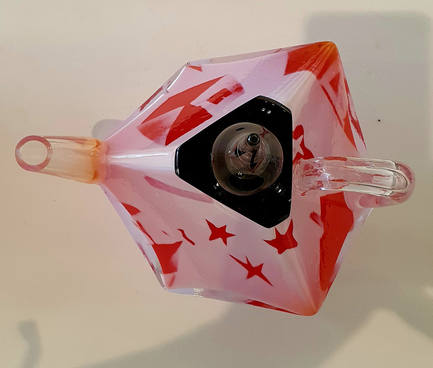 Rolf Sinnemark - teapot, glass, graal technique