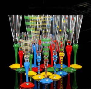 Anne Nilsson - Clownglass, schnaps for Orrefors
