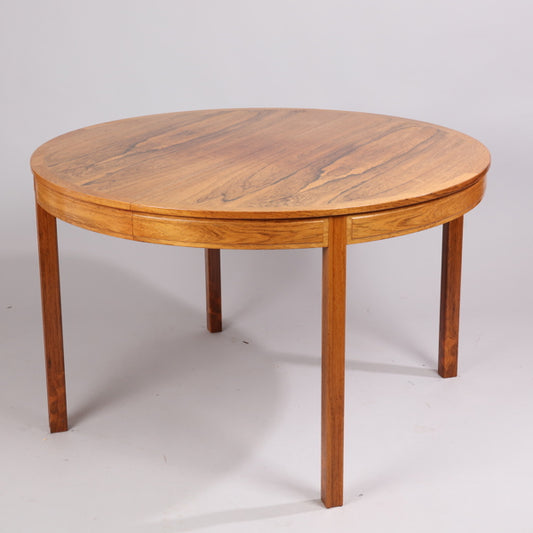 Rosewood dining table by Bertil Fridhagen