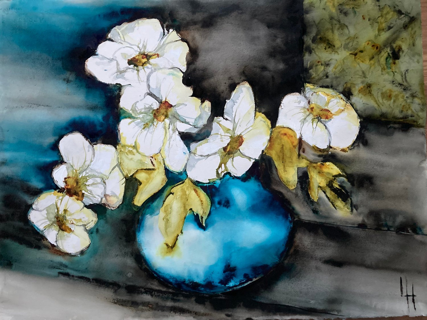 Lena Hoel - Frossa, water color