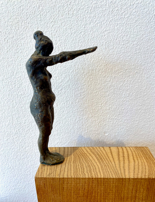 Ole Rosén - Hopp (Hope/Jump), bronze sculpture