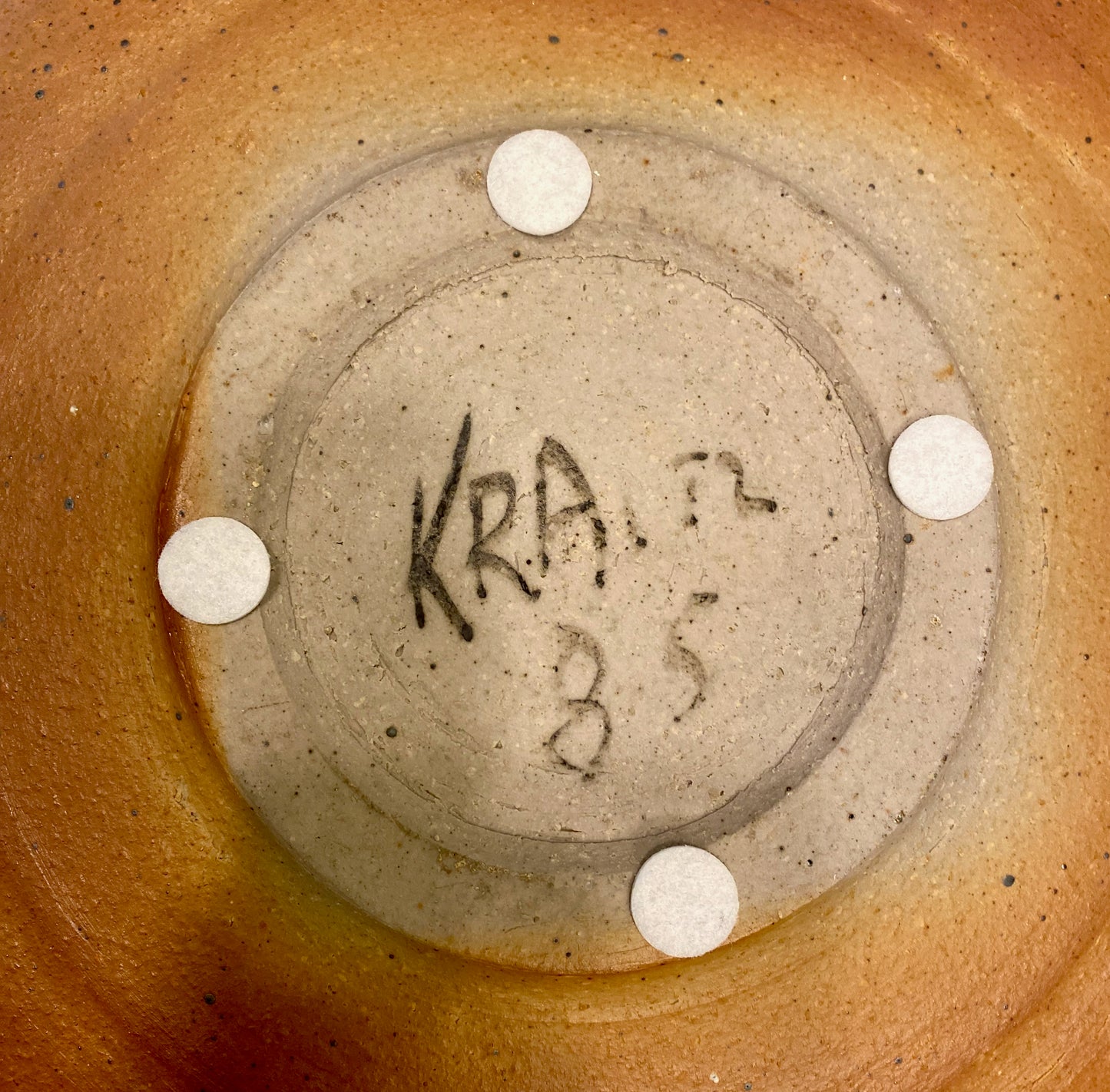 Large sangre de toro bowl by Gustav & Ulla Kraits 1985