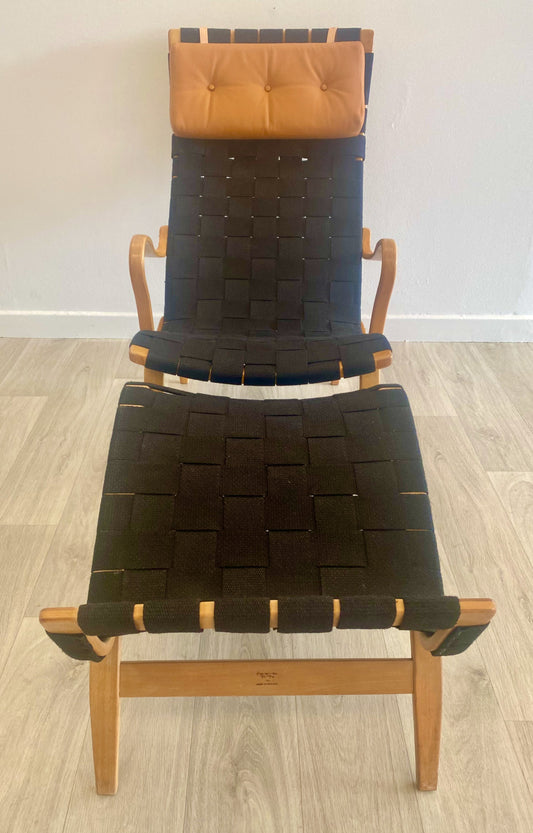 Bruno Mathsson - Pernilla 1 med fotpall