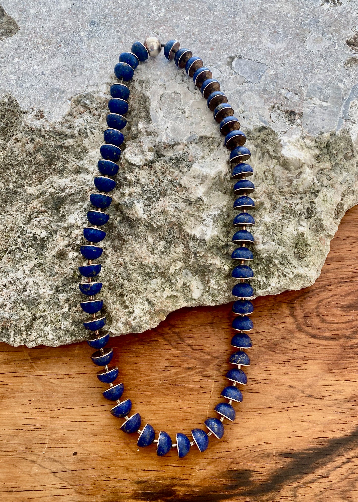 Niklas Ejve - Necklace, silver and lapis azuli