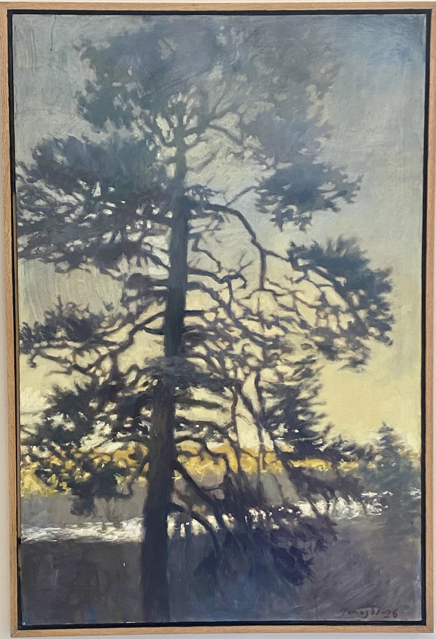 Jonas Wickman - Edsviken, acryl vpå duk