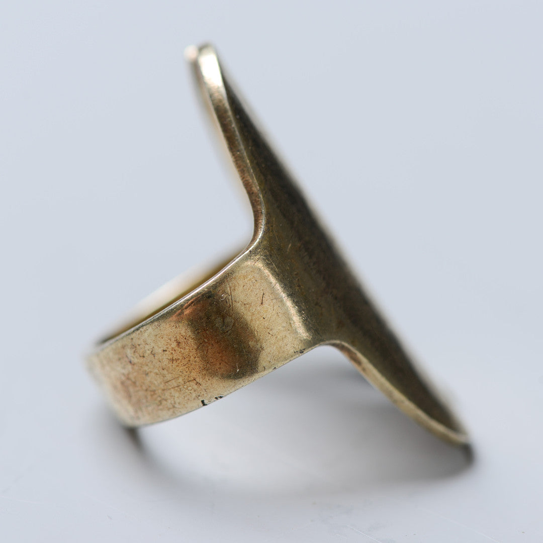Inga-Britt IBE Dahlquist - goldplated ring