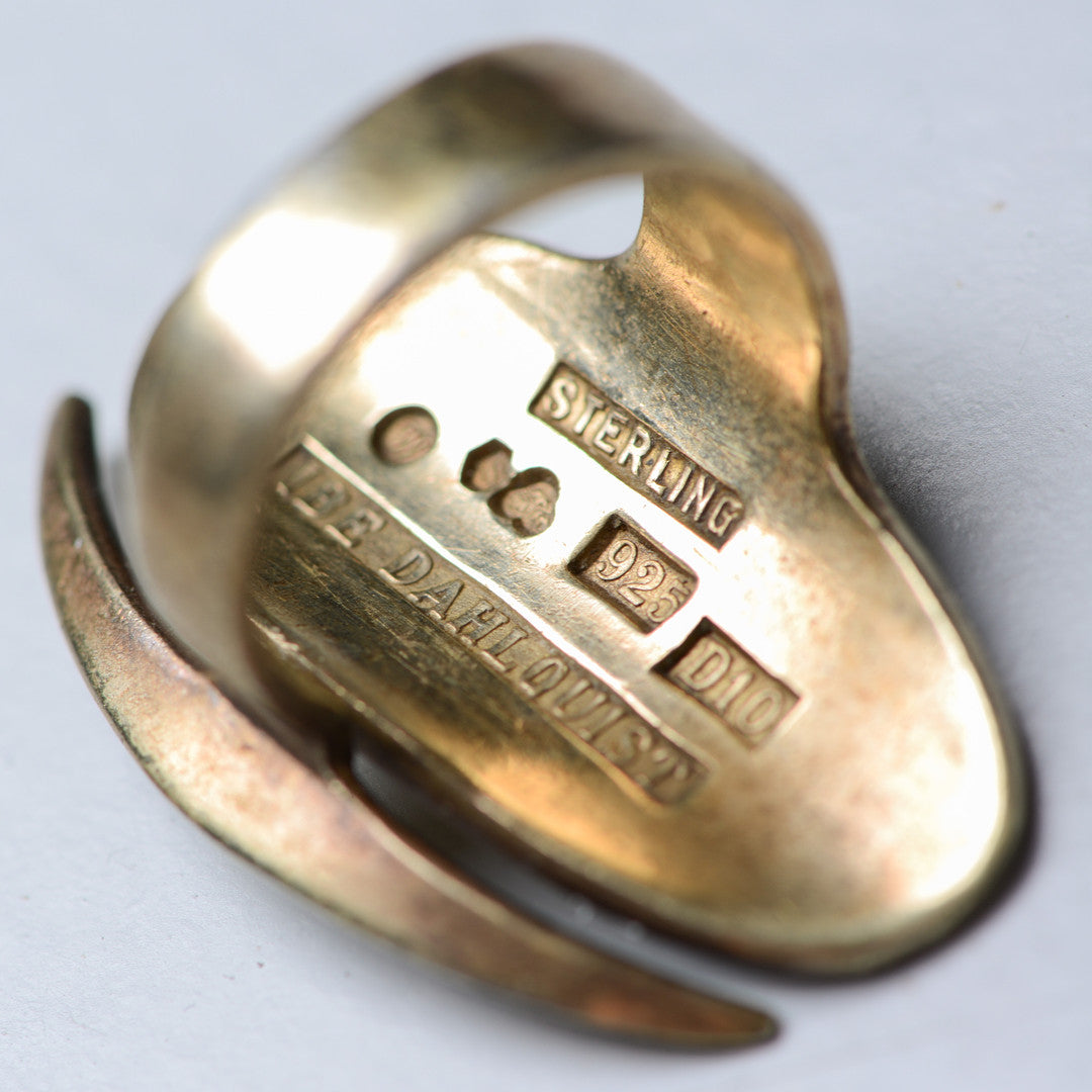 Inga-Britt IBE Dahlquist - goldplated ring