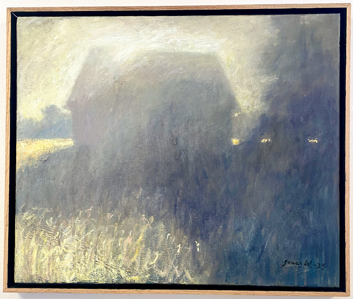 Jonas Wickman - Solkyss III, acryl på duk