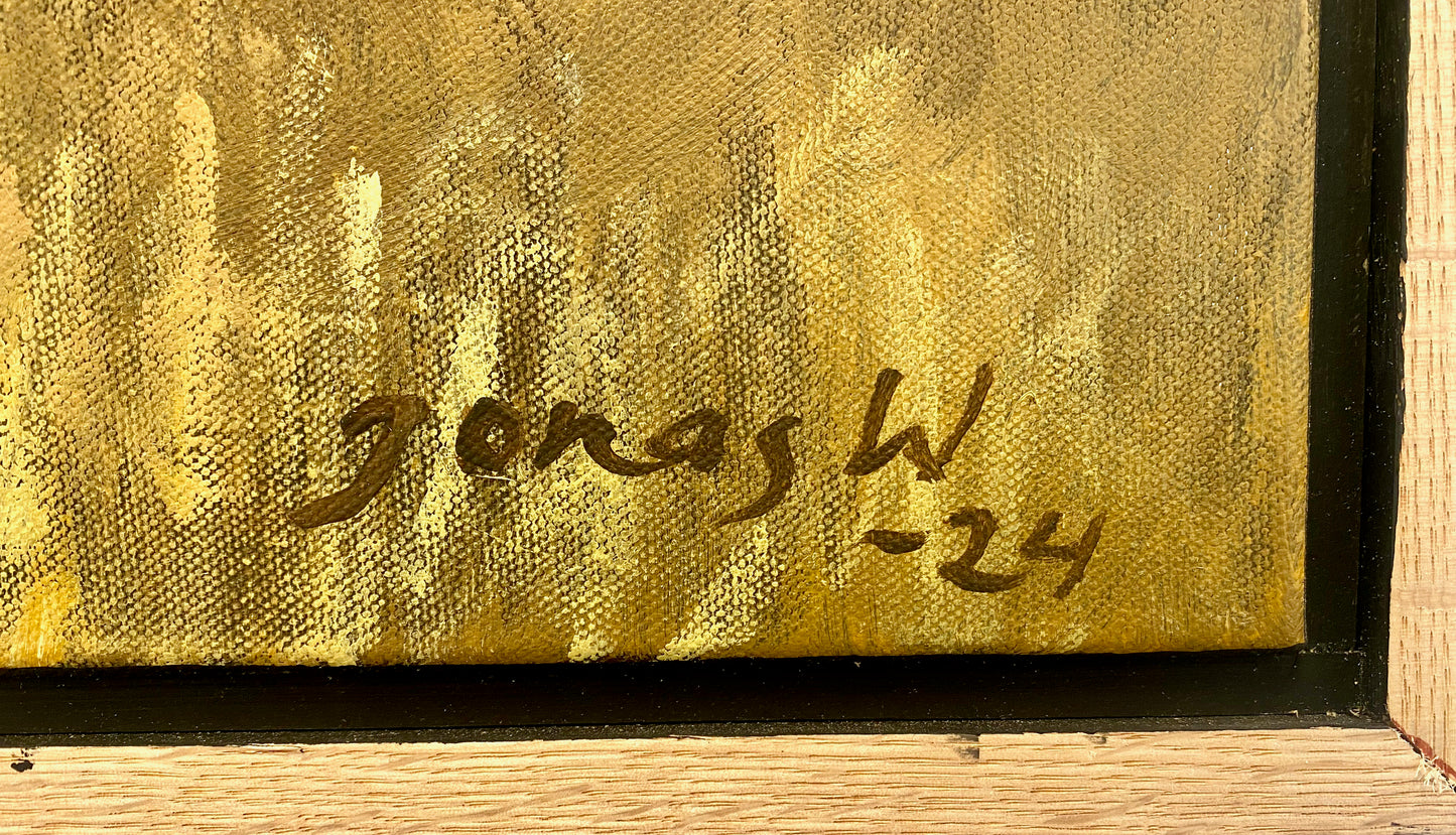 Jonas Wickman - Morgon, acryl på duk