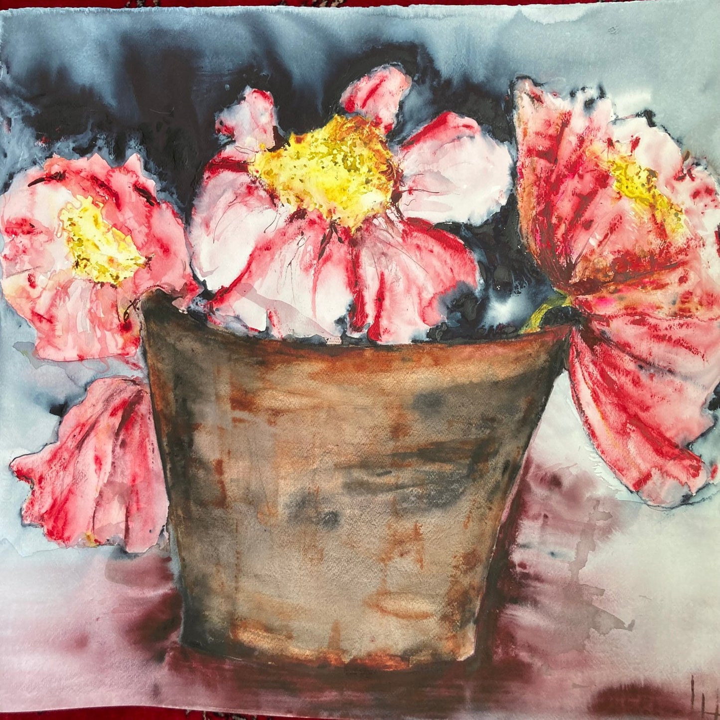 Lena Hoel - Voluminös, water color