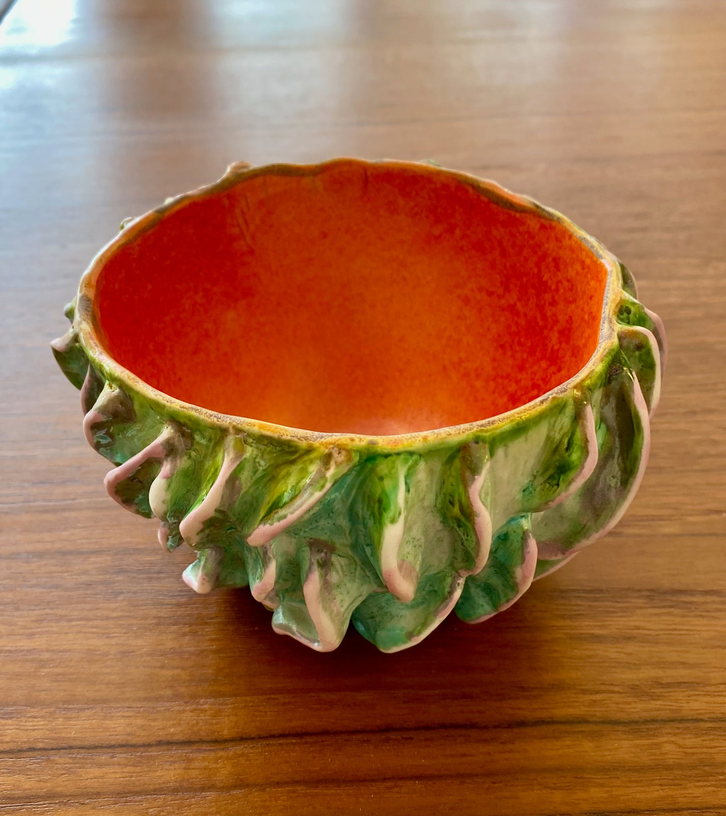 Per Hammarström - Small orange porcelain bowl