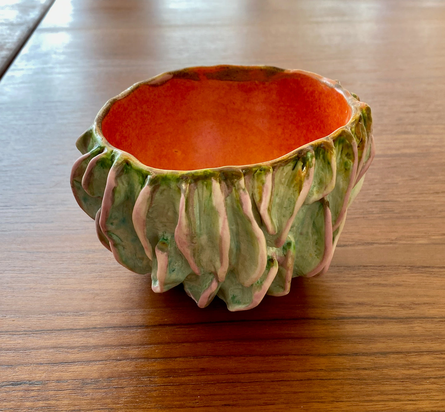 Per Hammarström - Small orange porcelain bowl