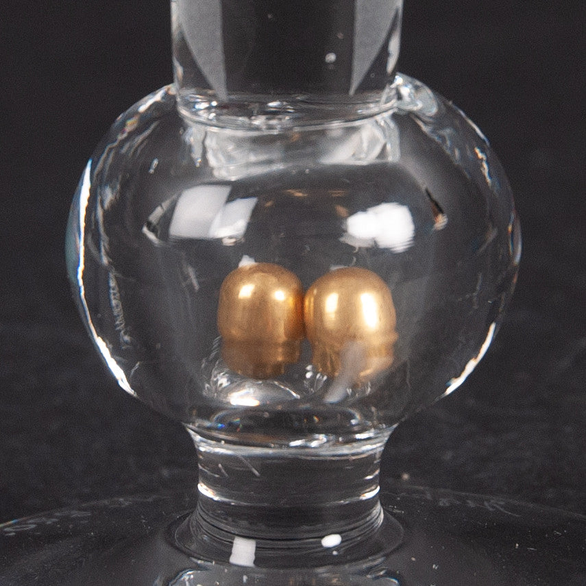Rolf Sinnemark - Champagneglas Skål 2000, limited edition Älghults glasbruk