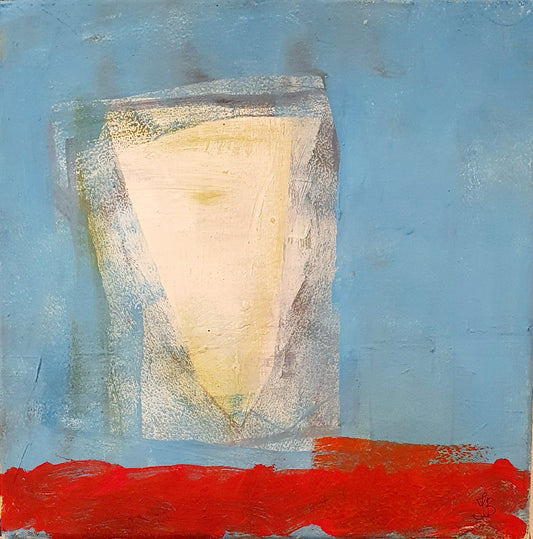 Inga Björstedt - Röda havet, oil tempera on canvas