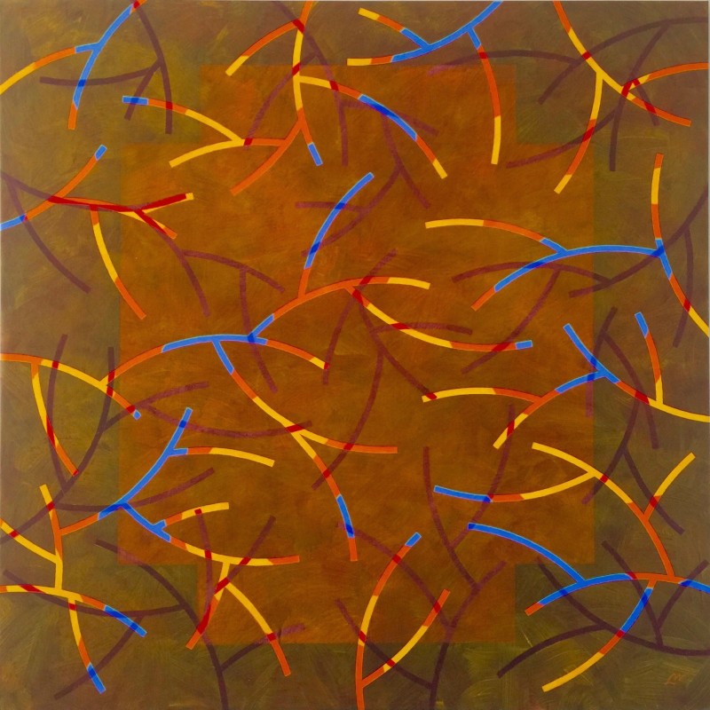 Lars Wikström - Autumn sonata, acrylic on canvas