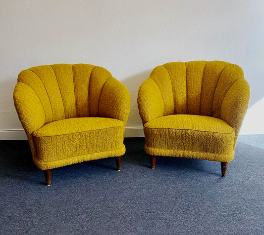 Set of 2 club chairs attributed to Carl-Johan Boman Finland