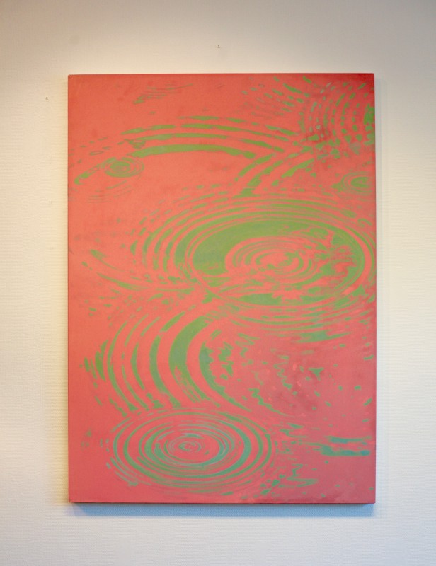 Joakim Allgulander - Cobolt swirl, acrylic on canvas