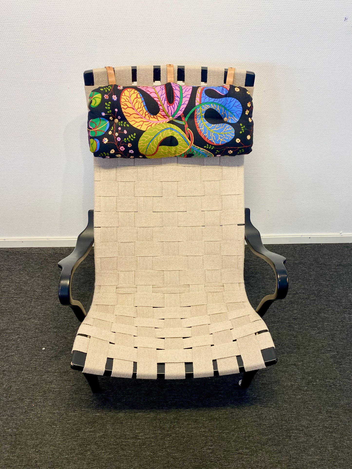 Bruno Mathsson - Pernilla 69 with girdles and foot stool
