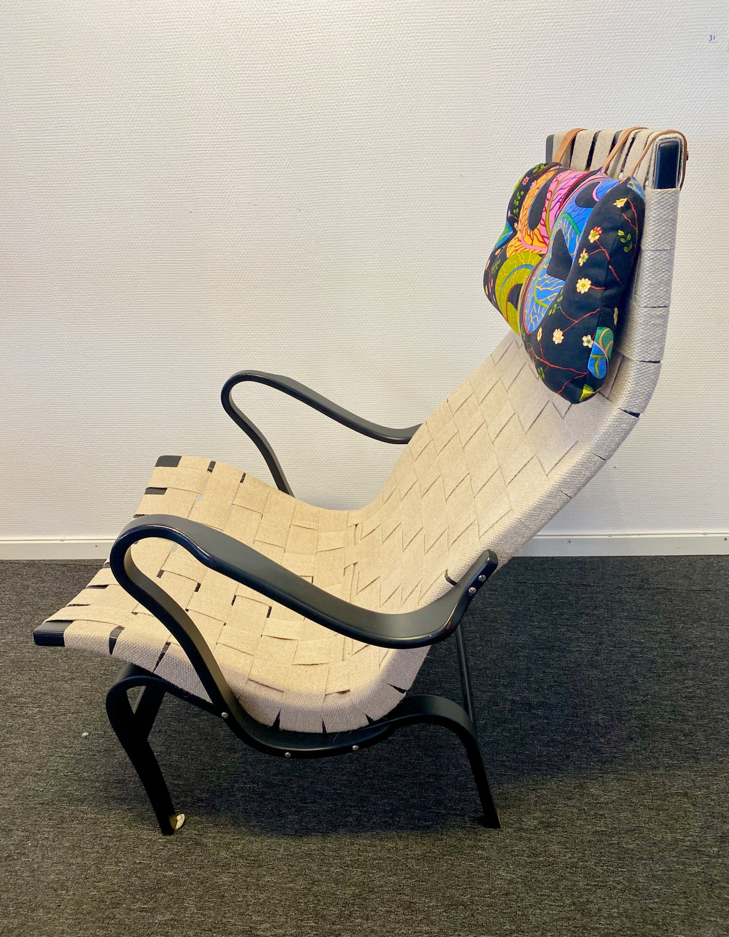 Bruno Mathsson - Pernilla 69 with girdles and foot stool