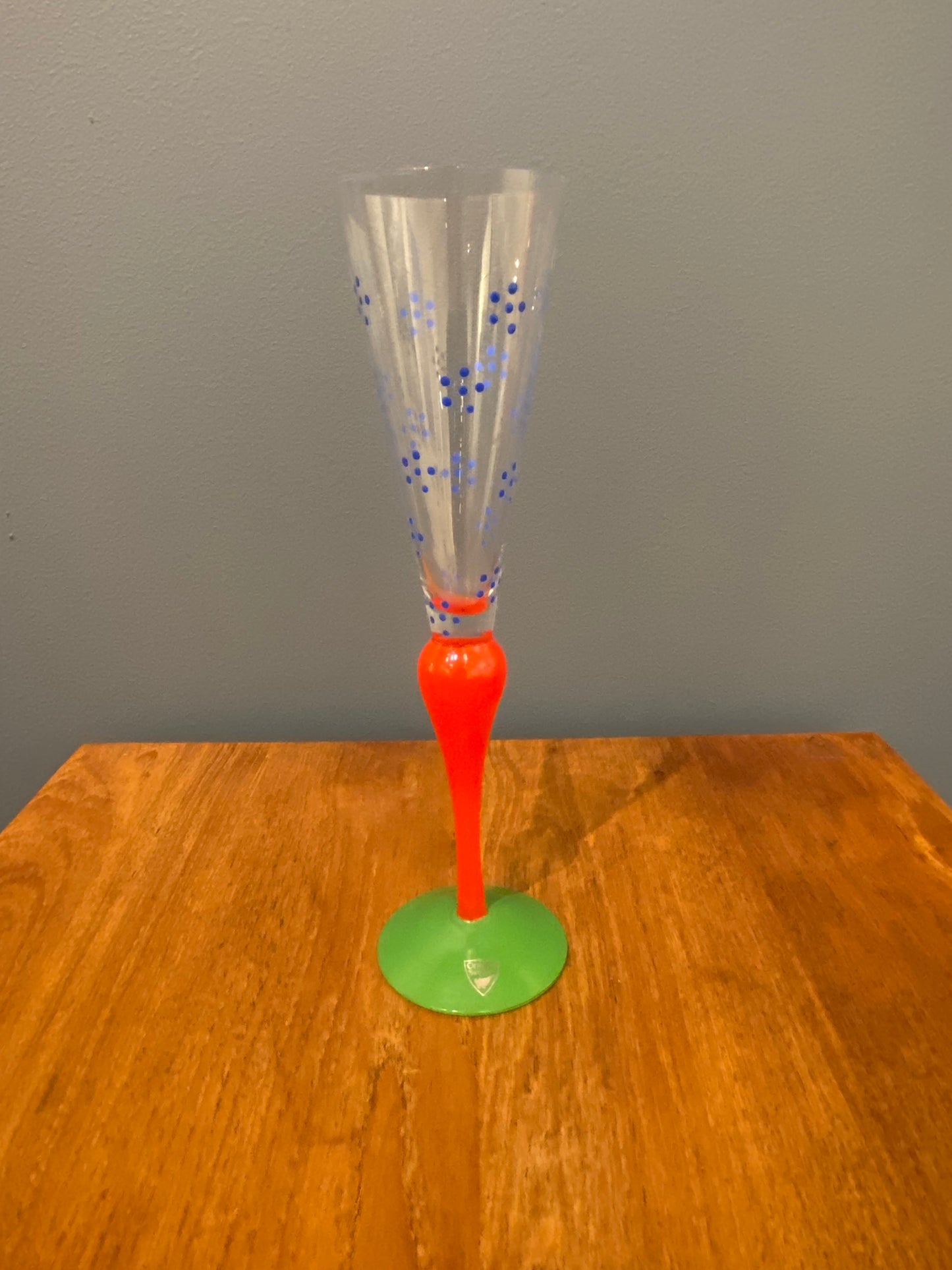 Anne Nilsson - Clown, champagneglas for Orrefors