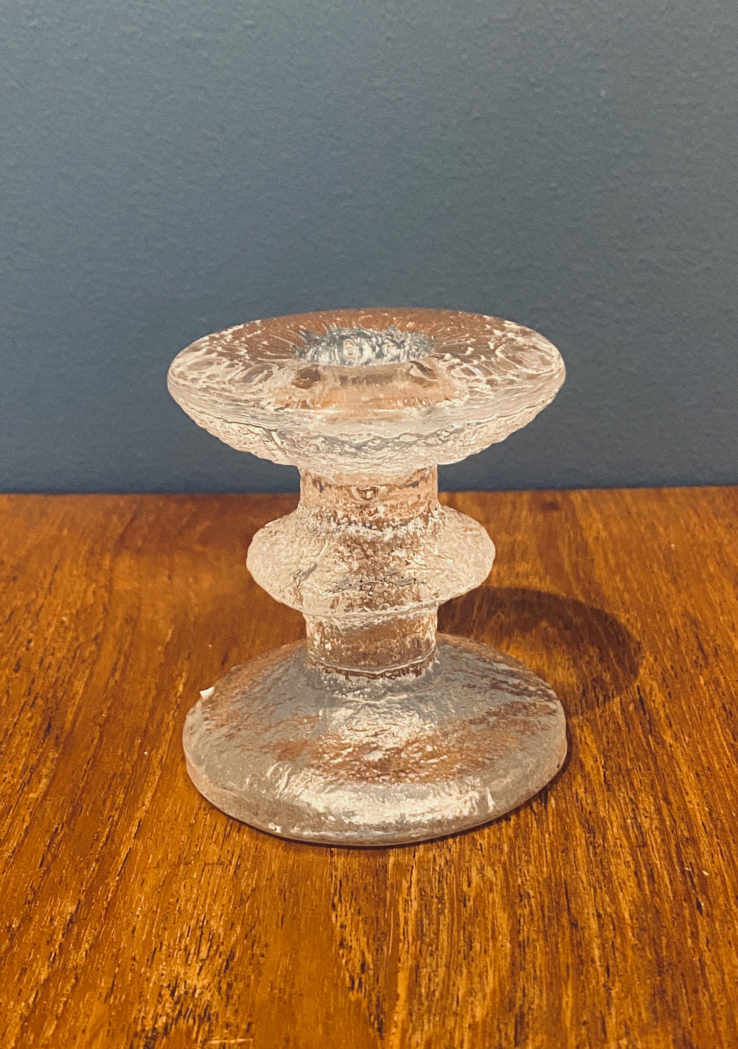 Timo Sarpaneva - Festivo, glass candle holder by Iittala, 80 mm