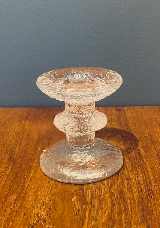 Timo Sarpaneva - Festivo, glass candle holder by Iittala, 80 mm