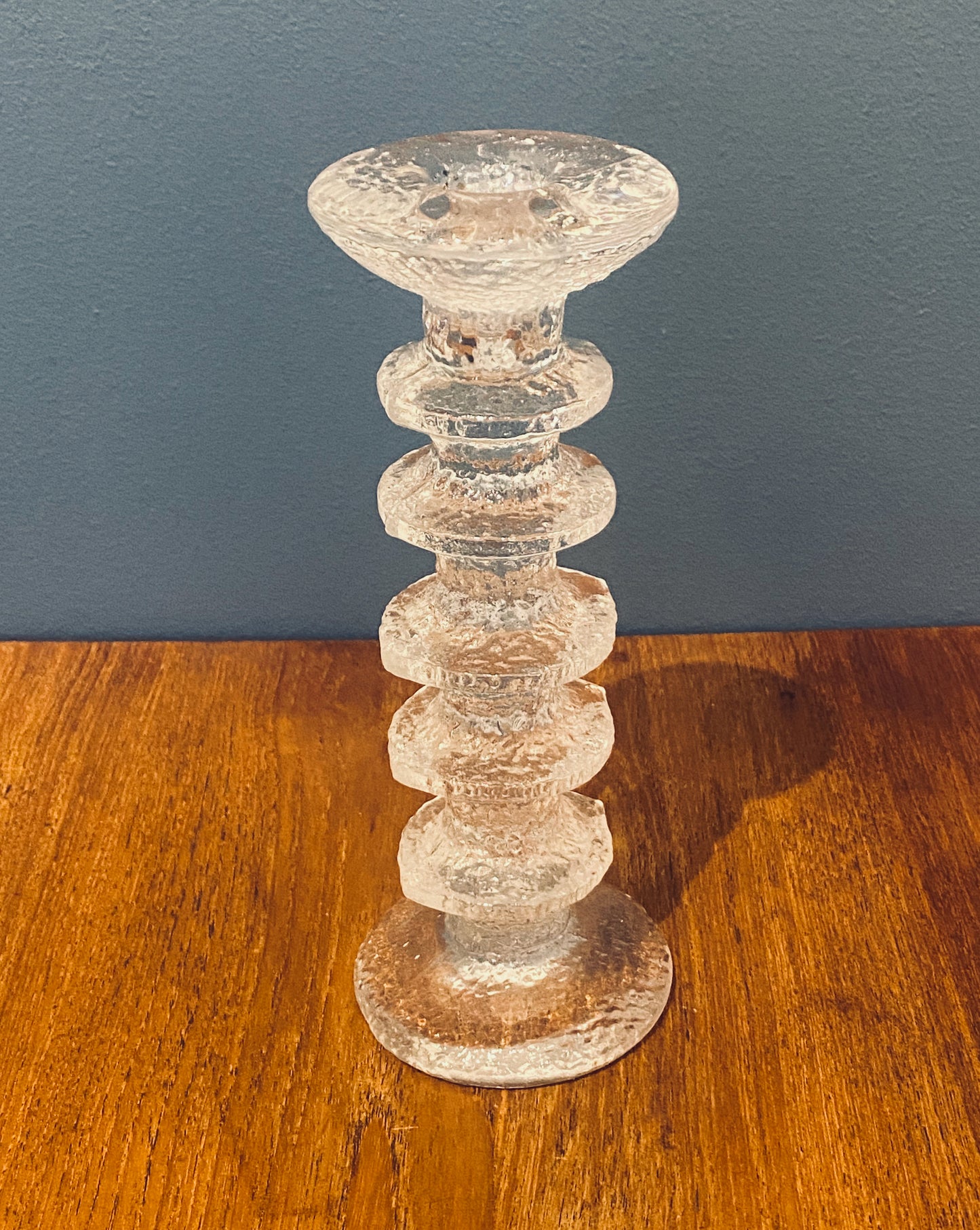 Timo Sarpaneva - Festivo, glass candle holder by Iittala 215 mm