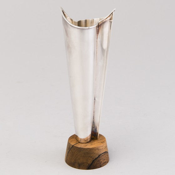 Tapio Wirkkala - 'Liekki', silver vase for Kultakeskus