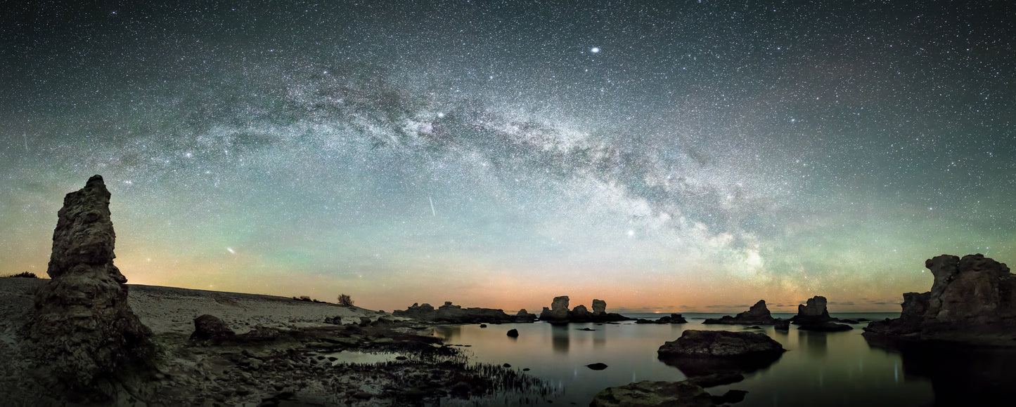 Carl Bergstrand - The Milky Way before sunrise (Vintergatan före soluppgång), Fine Art Print