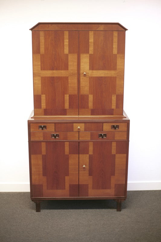 Carl Malmsten - Middle Kingdom, intarsia cabinet