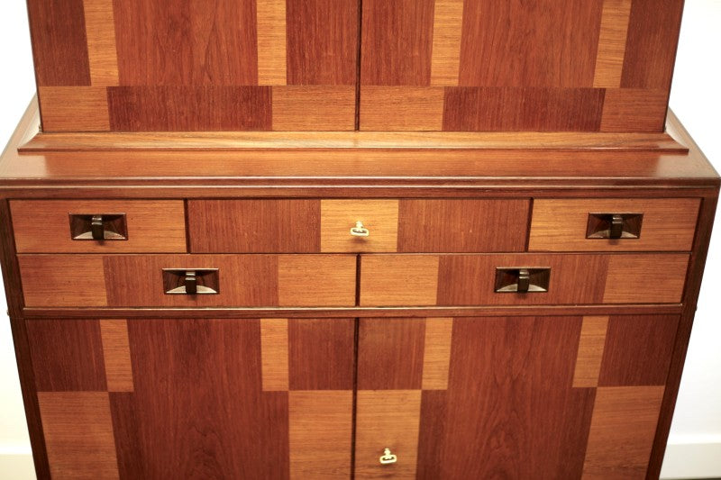 Carl Malmsten - Middle Kingdom, intarsia cabinet