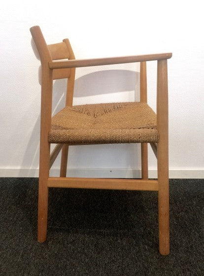 Börge Mogensen - Arm chair, BM 2, Beech and paper cord