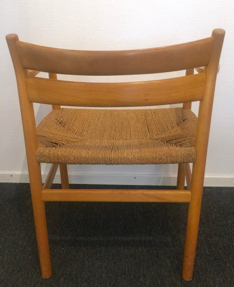 Börge Mogensen - Arm chair, BM 2, Beech and paper cord