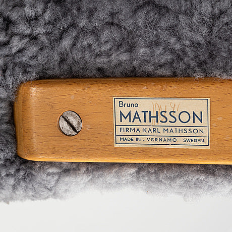 Bruno Mathsson - Sheepskin Pernilla 2 with foot stool