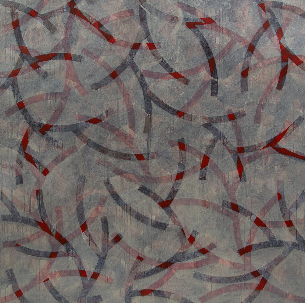 Lars Wikström - Rites of Winter, acrylic on canvas