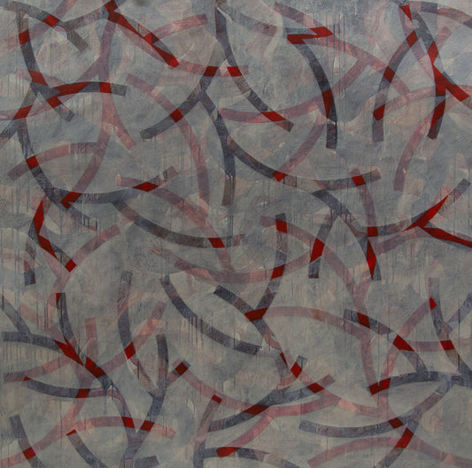 Lars Wikström - Rites of Winter, acrylic on canvas