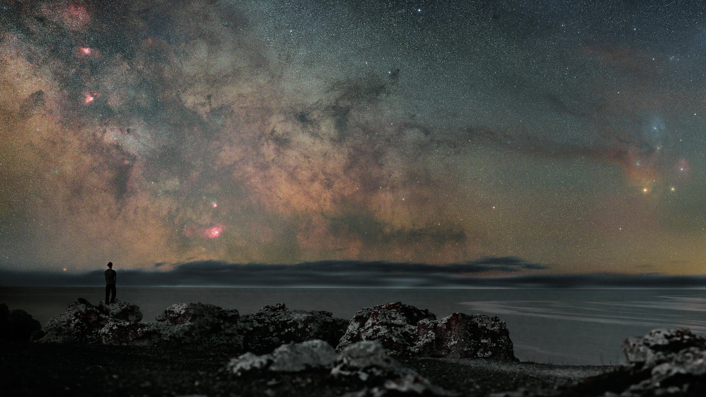 Carl Bergstrand - Lagoon nebula (Lagun-Nebulosan), Fine Art Print