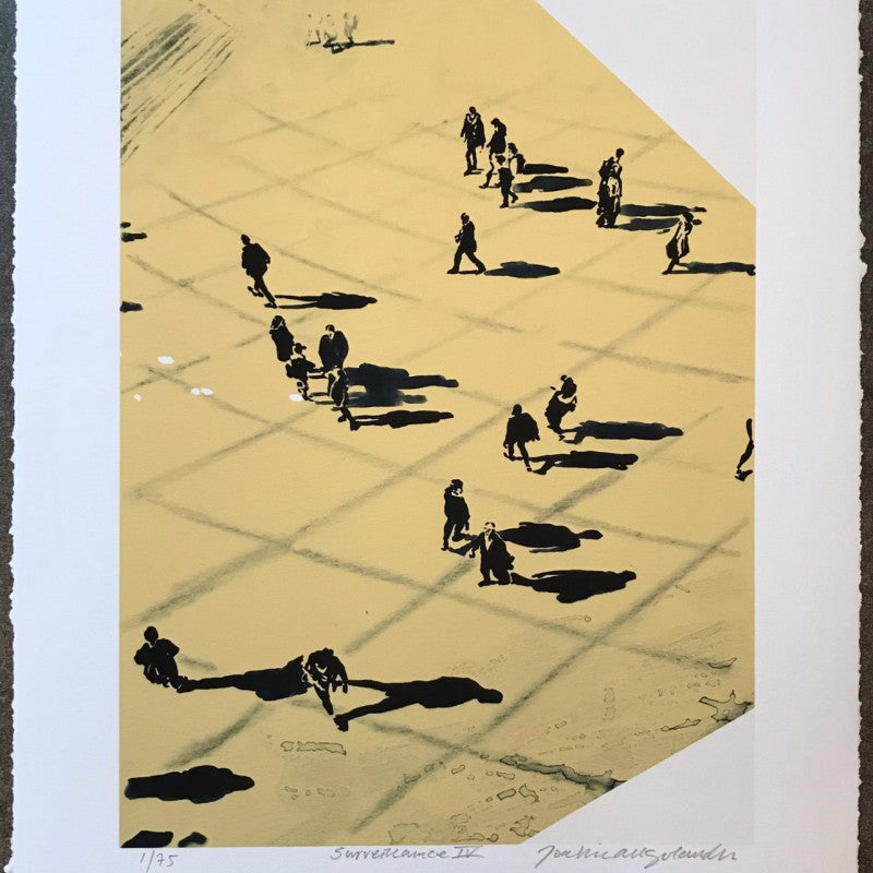 Joakim Allgulander - Surveillance IV, screen print