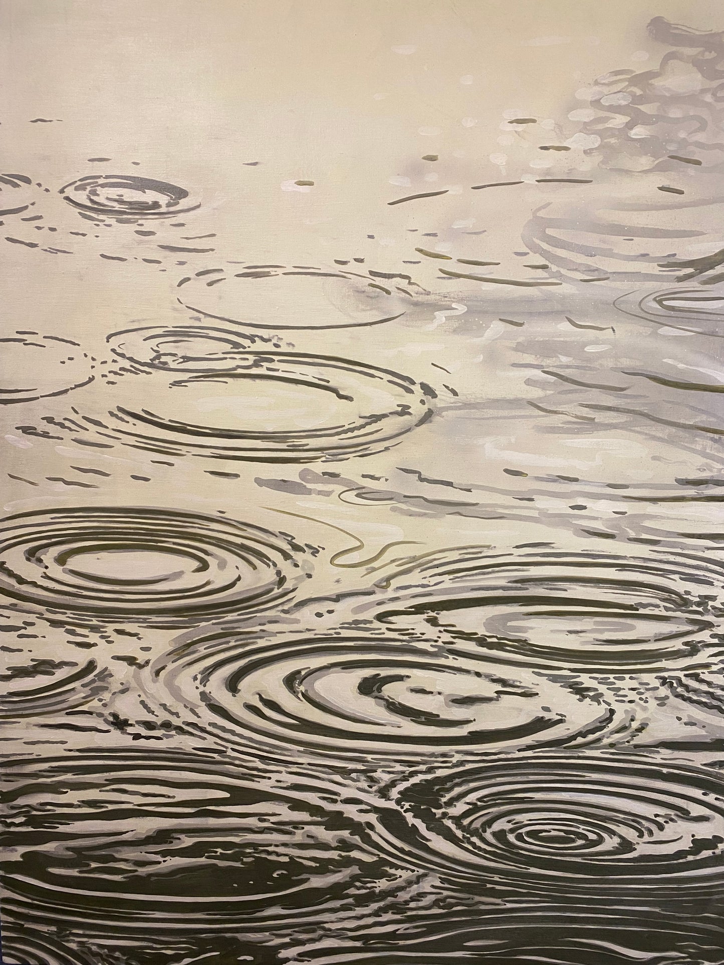 Joakim Allgulander - Toxic water, acrylic and fluorecent on canvas