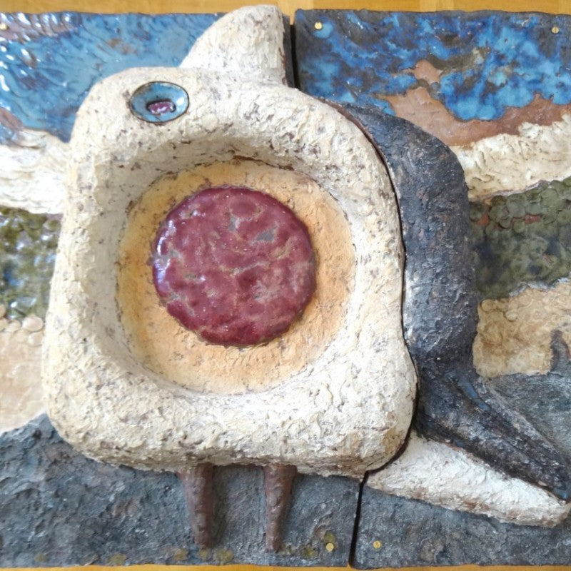 Tyra Lundgren - Stoneware wall relief