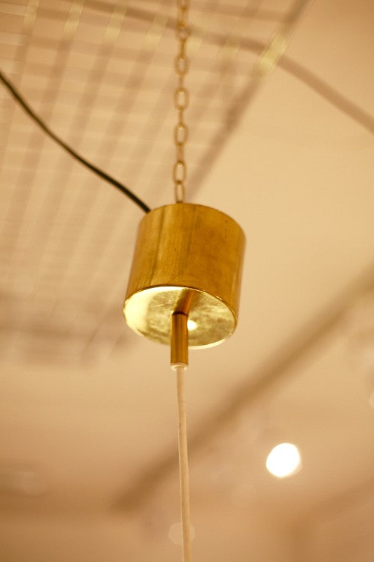 Brass fringe lamp by Hans-Agne Jakobsson