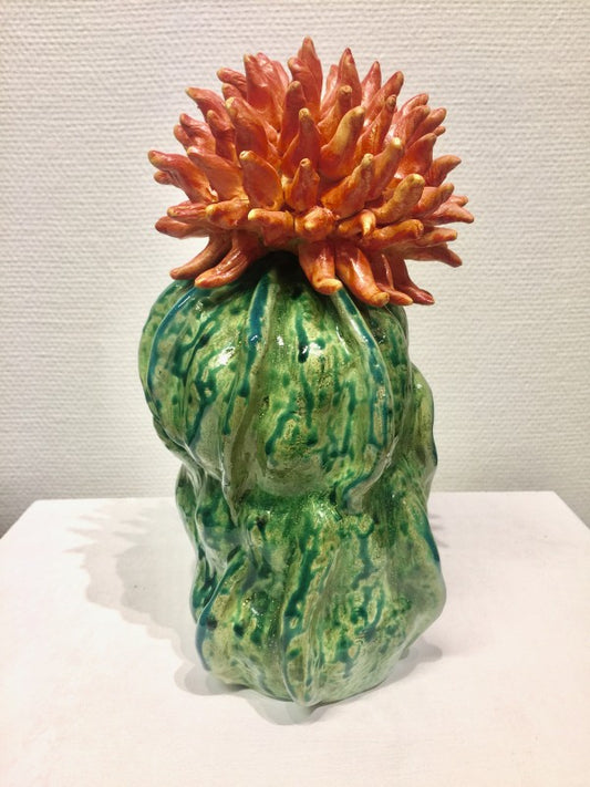 Per Hammarström - Porcelain coral flask