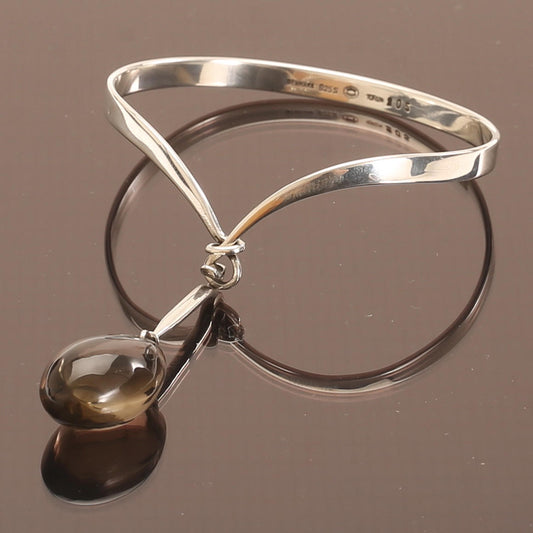 Vivianna Torun Bülow Hübe - Armring, silver and stone pendant