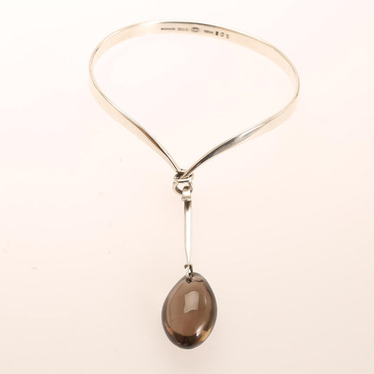 Vivianna Torun Bülow Hübe - Armring, silver and stone pendant