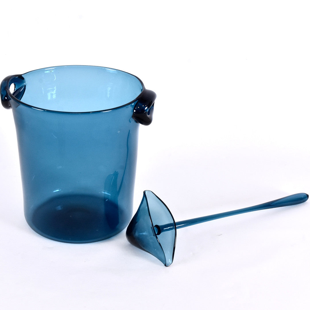 Nils Landberg - Bålskål (Punch bowl) i glas för Orrefors