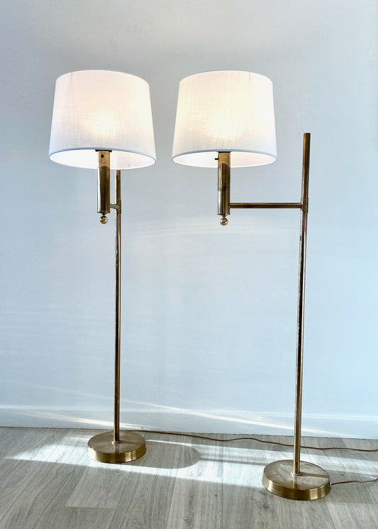 Pair of brass floor lamps from Bergboms - G-018