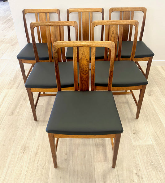 Linde Nilsson Lammhult - set of 6 diningchairs, rosewood