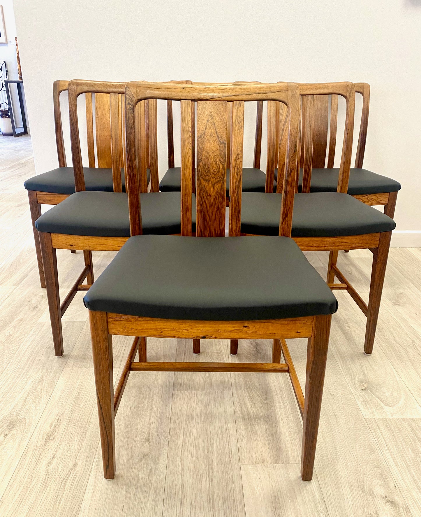 Linde Nilsson Lammhult - set of 6 diningchairs, rosewood