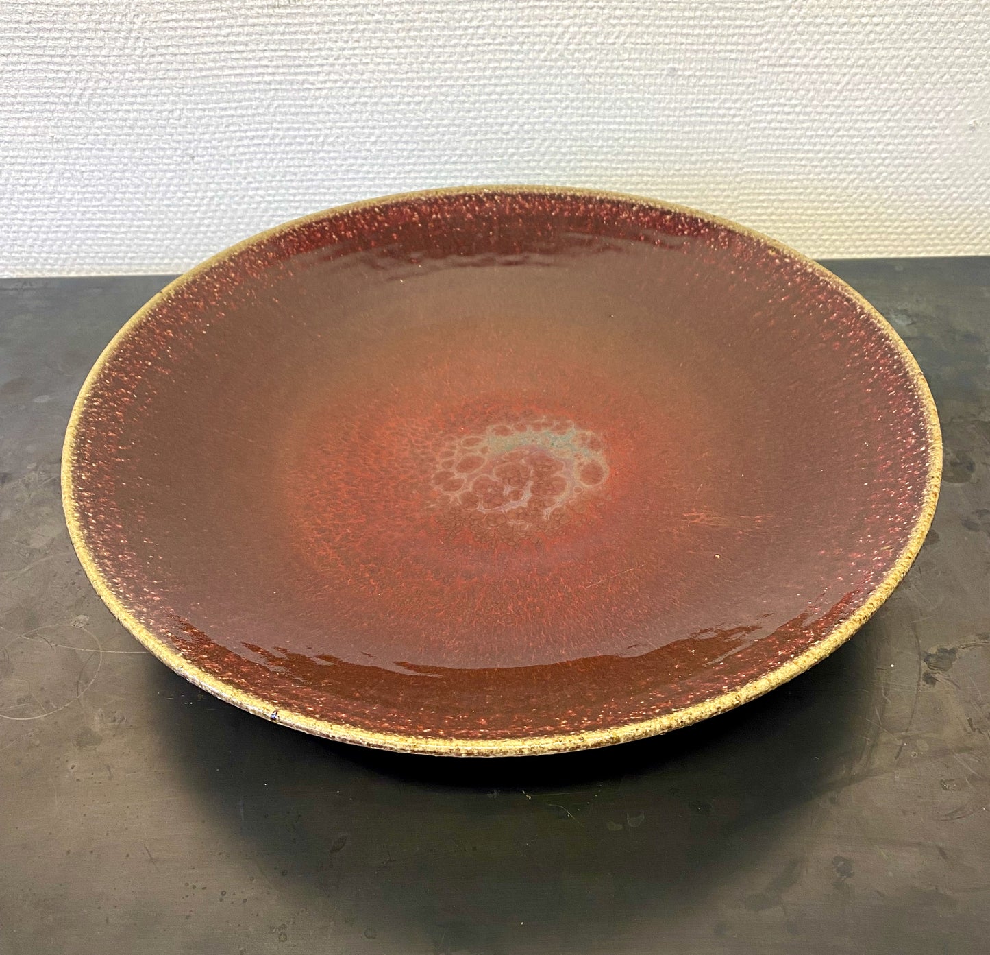 Large sangre de toro bowl by Gustav & Ulla Kraits 1985