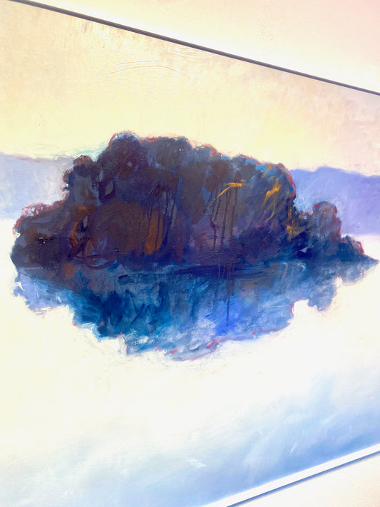 Jonas Wickman - Islands (Öar), acrylic on canvas